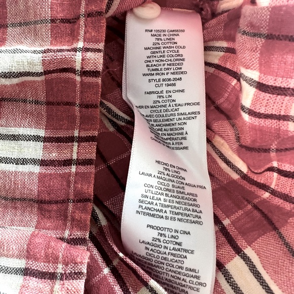 NWOT Current/Elliott The Workwear Peplum Top - Picture 5 of 6